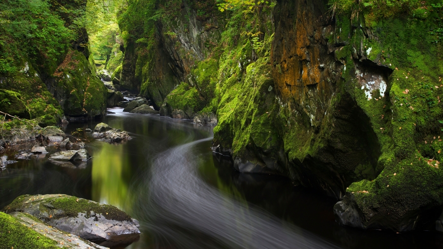 贝图瑟科伊德的Fairy Glen、英国威尔士 