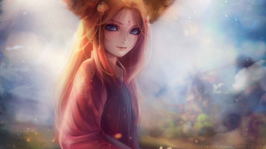 《漂亮的狐狸 Pretty Foxy》动漫少女4K高清动漫壁纸