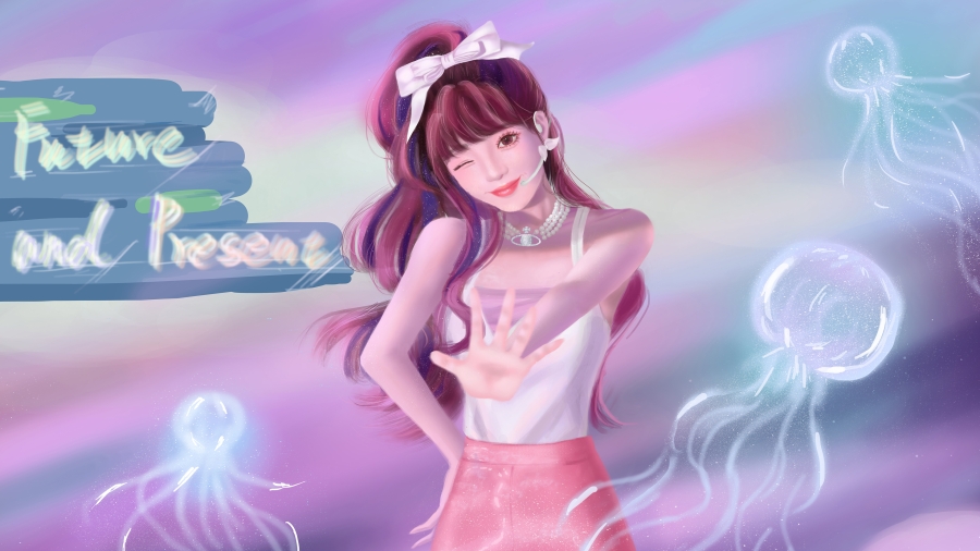 《巴图BaTu》原创可爱风动漫少女、动漫女孩粉色裙子唯美好看4k高清壁纸
