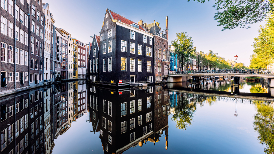 阿姆布鲁大桥，阿姆斯特丹，荷兰 